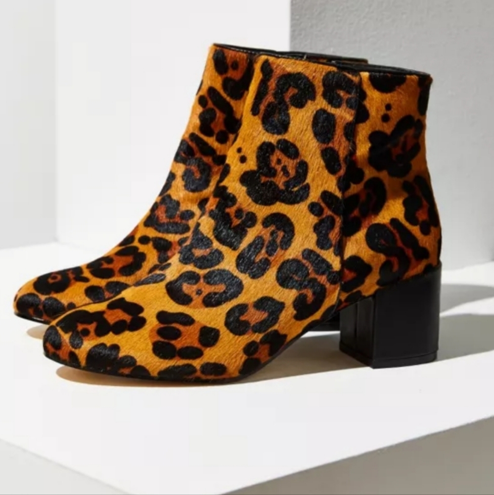 Leopard Booties